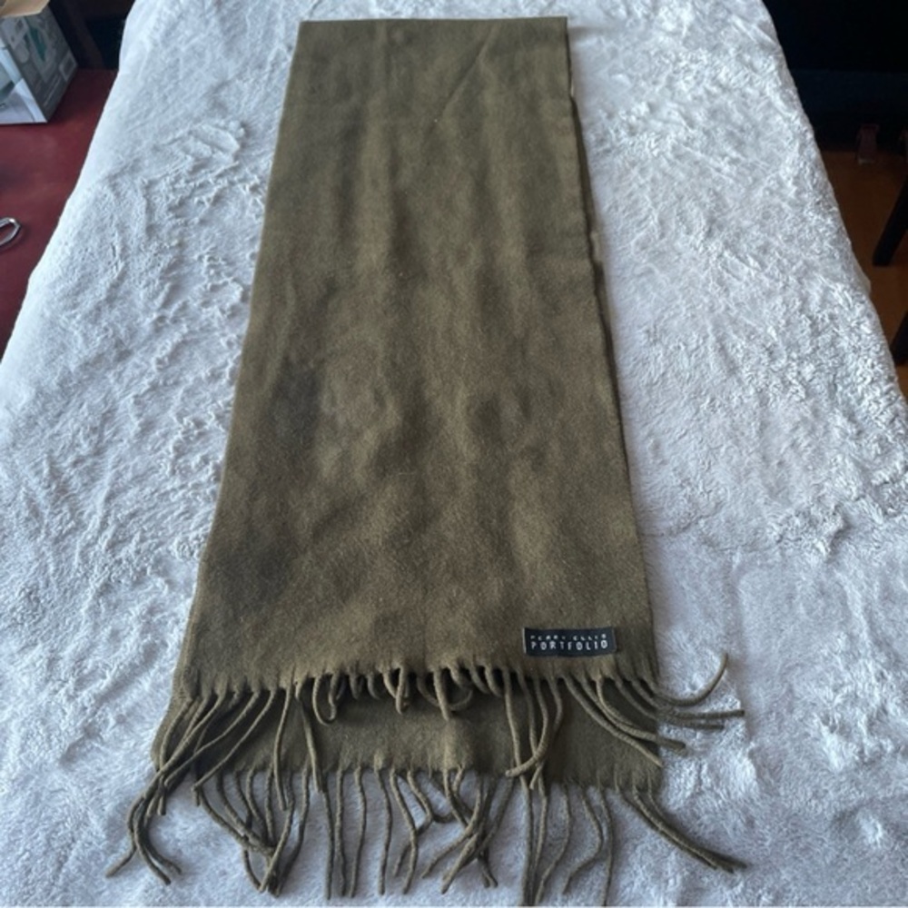 Perry Ellis Olive Green Men's Scarf